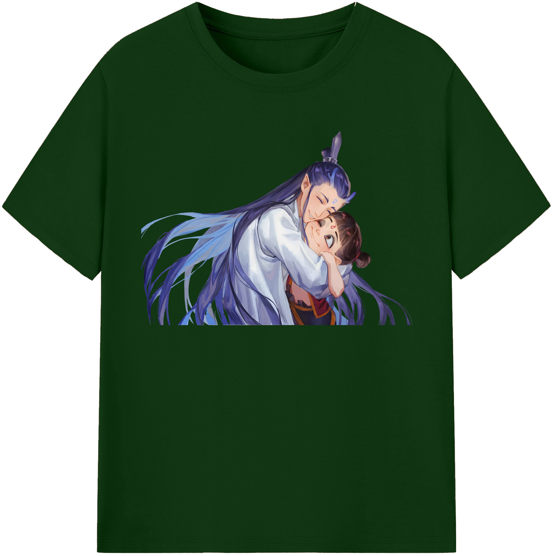 （画像用） Ne Zha 2 ナタ 魔童の大暴れ 綿100％半袖Tシャツ（フロントプリント）
